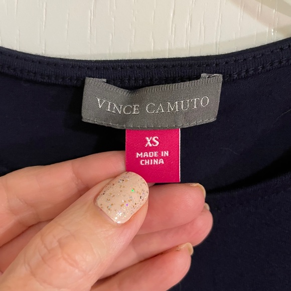Vince Camuto River Valley Asymmetrical Top - Picture 2 of 4